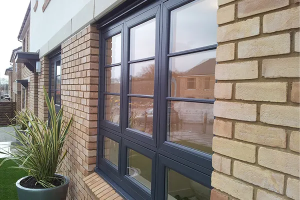 Flush sash windows on a period property