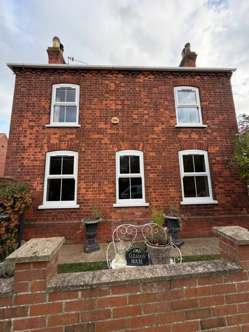 Sash horn windows before and after transformation