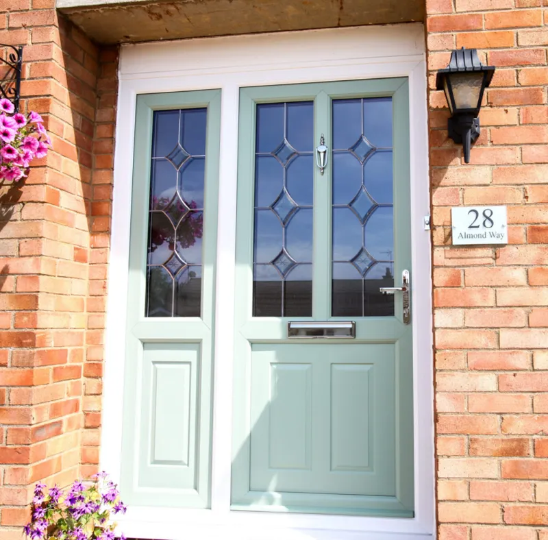 Chartwell green uPVC door