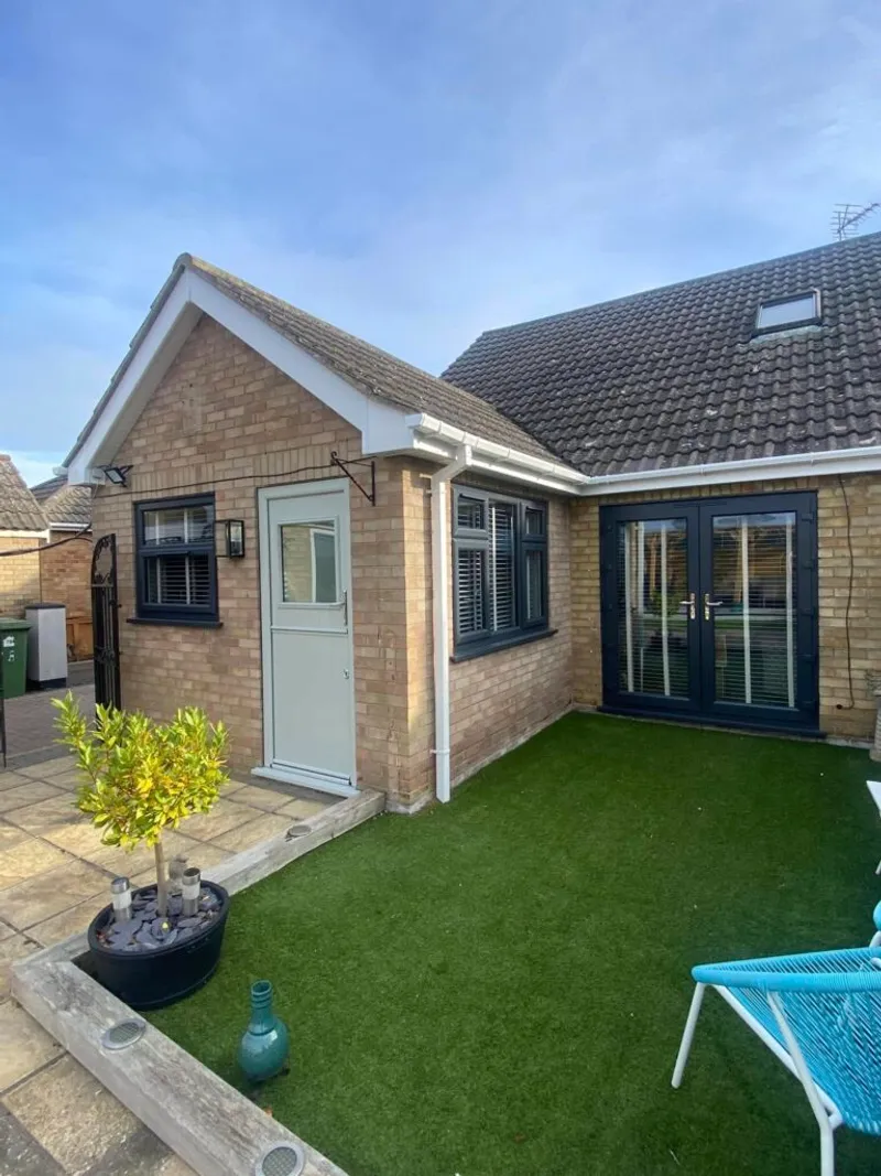 Window replacement transformation in back garden